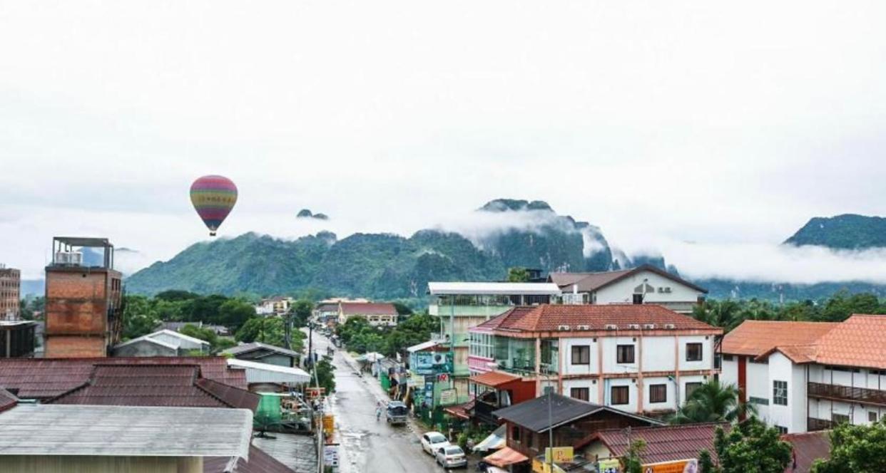 Vang Vieng Ruby Backpackers Hostel Exterior foto