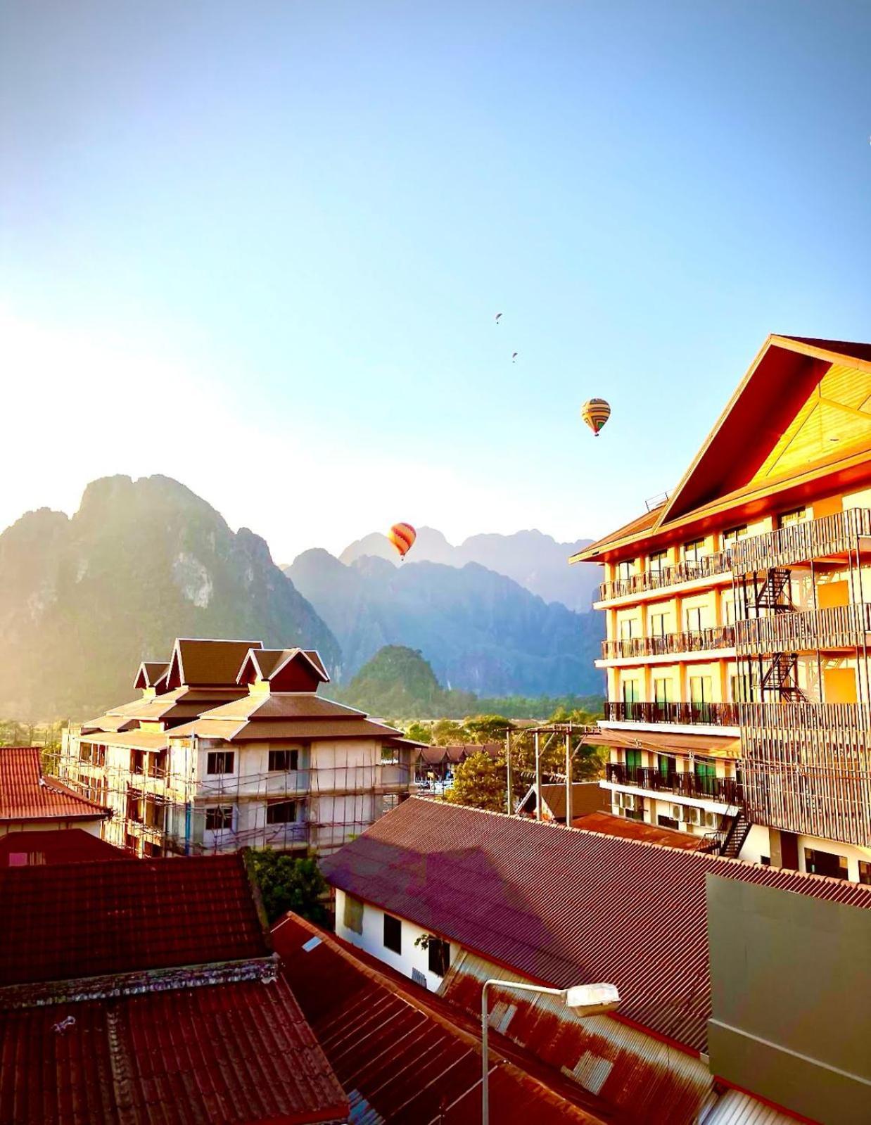 Vang Vieng Ruby Backpackers Hostel Exterior foto