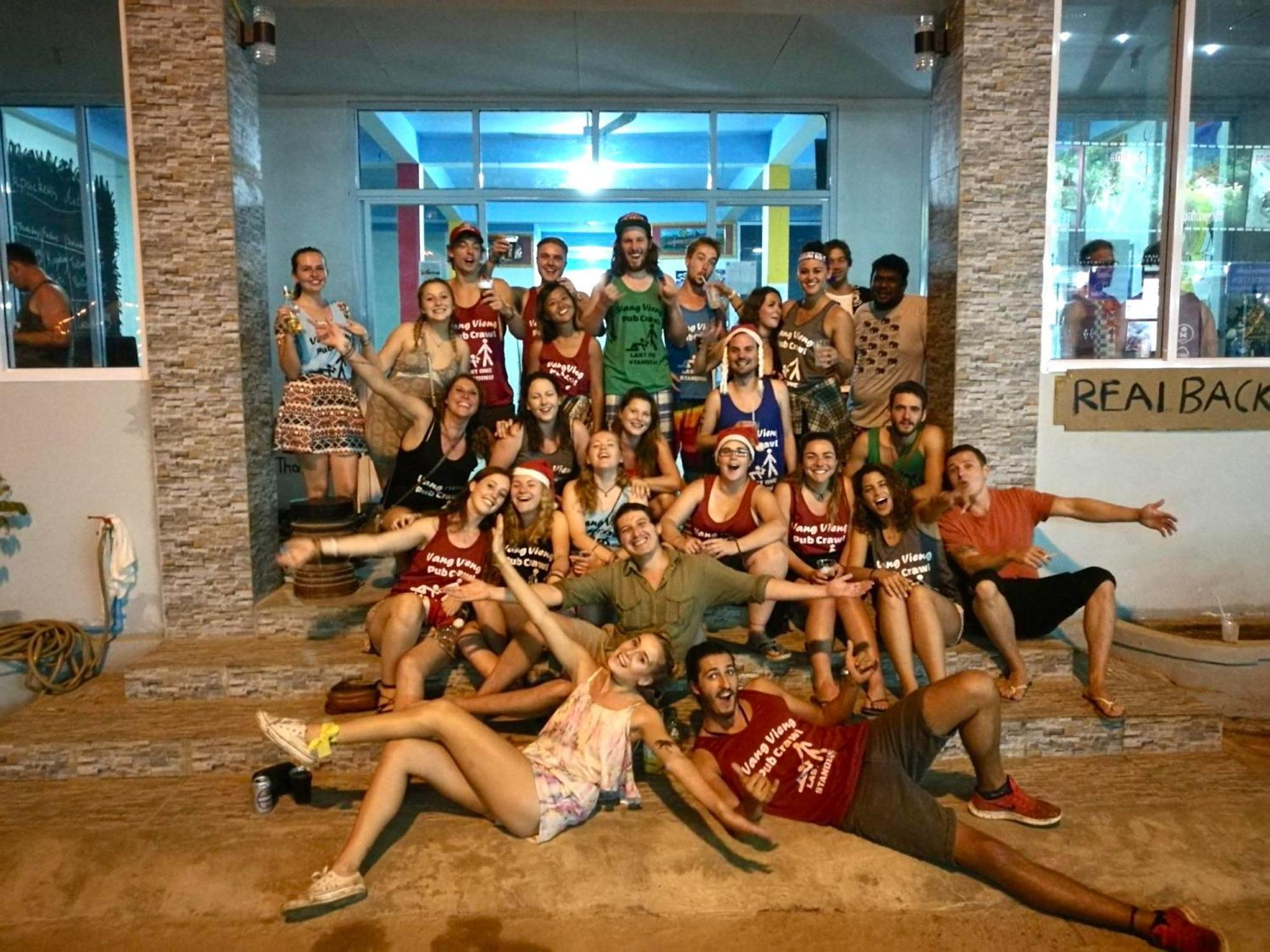 Vang Vieng Ruby Backpackers Hostel Exterior foto